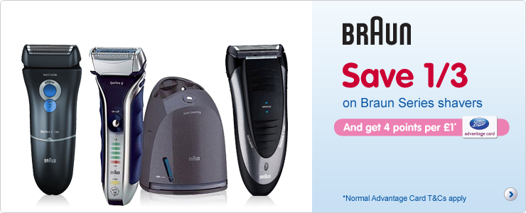 Save a third price on selected Braun